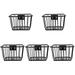 NUOLUX 5pcs Children Bike Basket Bike Front Metal Basket Detachable Bike Basket Kids Bike Handlebar Basket