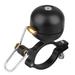 Bell 1Pc Vintage Copper Bike Bell Classic Horn Bike Ring Cycling Alarm Warning Bells Cycling Equipment Accessories for Mountain Bike Road Bike (Black)