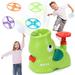 Pearoft Outdoor Toys for 3 4 5 6 7 8 Years Old Boys Kid Toys for 3-7 Year Old Boy Girls Outside Games for 3+ Kids Birthday Gift for 4-9 Years Old Boy Children Flying Disc Launcher Toy for Kids Adult