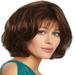 Mortilo wigs for women Hair Brown Fashion Synthetic Hair Fiber Natural Curly Wig Wigs Short Female wig Brown One Size Gift