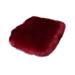 Back to School Savings! CWCWFHZH Winter Automobile Fleece Cushion Backless Seat Cushion Thickened Single Piece Small Cushion Car Cushion Red 45 x 45cm