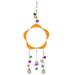 Chicken Toy with Colorful Bells Relieve Boredom & Coop Accessories â€“ Hanging Mirror Toys