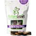 Nature Gnaws Natural Braided Beef Gnaws for Dogs 5-6 (12 Count) Rawhide-Free Pet Chew Treats