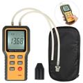 Portable Handheld Digital Manometer Gas Pressure Tester with Backlit Screen Dual-port Differential Pressure Gauge High Accuracy Pressure Meter for Natural Gas Pipelines HVAC Systems