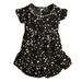 Comfortable Pet Dress - Ruffled Round Neck Cute Heart Print Dog Puppy Princess Dress - Summer Clothes for Party