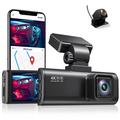 4K Dash Cam Front and Rear WiFi GPS 2160P+1080P Dual Dash Camera for Cars 3.16 Screen Dashcam 170Â° Wide Angle Dashboard Camera Recorder WDR Night Vision 24H Parking Monitor