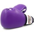 Woldorf USA Men and Women Training Fighting Sports Boxing Gloves - Heavy Punching Bag for Kids - Sparring Gloves Kickboxing Gloves Muay Thai Gloves and MMA Sparring Gloves - Vinyl 14oz Purple Sets