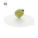 New Tea Coffee Lids Cap Reusable Dustproof Leakproof Suction Cup Cover Silicone Cup Cover 12