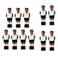 11Pcs Table Soccer Men Tournament Style Soccer Replacement Football Man Table Guys Man Soccer Player Part Table Game