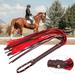 Benafini 25\ Whip Horse Play Black Whip for Horse Paddle Horse Riding Crop Flogger Artificial Leather