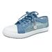 dmqupv Womens Casual Dress Shoes Wide Width Lace Out Floral Fashion Casual Shoes Decor Women s Casual Tennis Shoes for Women Shoes Sky Blue 7.5