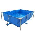 Above Ground Swimming Pool Large Rectangular Pool Outdoor Metal Frame Pool for Family Adults Kids