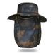 Summer Sunscreen Sets New Snake Pattern Camouflage Men s Sun Hat Shawl Sun Protection Mask Fishing Cap Motorcycle Cap