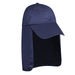 Fishing Hat Sun Cap with Neck Cover Flap Sun Protection Baseball Cap with Flap for Hiking Safari Men UPF50+ Navy blue Navy blueï¼ŒG40907