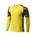 iiniim Boys Soccer Goalkeeper Jersey Padded Protection Goalie Shirt Basketball Game Training Top 7-18 Yellow 7-8