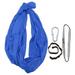 Camping Hammock Lightweight Portable Parachute Hammock with Tree Straps Travel Tree Hammocks for Camping Backpacking Hiking[Blue]