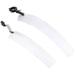 Road bike set 1 Set Telescopic Bike Accessories Road Bike Mud Guard Adjustable Cycling Mount Bike Riding Equipment Accessories (White)