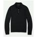 Brooks Brothers Men's Fine Merino Wool Sweater Polo | Black | Size 2XL