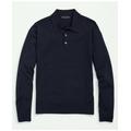 Brooks Brothers Men's Fine Merino Wool Sweater Polo | Navy | Size XS