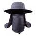 Fishing Sun Hat Outdoor Fishing Winter Warm Hat Fisherman Hat UV Protection Sunshade Cap Big Eaves Adjustable Hat