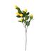 HElectQRIN Lemon Branches Artificial Lemon Branch 65cm Yellow Lemon Long Branches Leaves Green Plant For Living Room Model Room Decoration Fake Lemon Branch