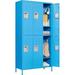 STANI Metal Locker 6 Doors Employees Locker Storage Cabinet Locker School Hospital Gym Locker Requires Assembly