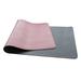 Leather Desk Pad Mouse Pad Non-Slip Desk Protector Mat Leather Desk Blotter Computer Desk Pad Waterproof Desk Mat for Home Office and Decor - Black+red