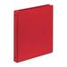 Samsill 1 Inch Value Document Storage 3 Ring Binder Round Ring 11 x 8.5 Inches Red (11303)