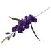 Artificial Gladiolus Flower with Stem Lifelike DIY Flower Arrangement Ornament Wedding Gladiolus Flower for Home Farmhouse Office Decoration Dark