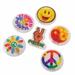 US Toy Company Retro Puffy Stickers-72-Pc 1-1/2in. W