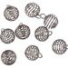 10 Pcs Stainless Steel Wire Round Spiral Bead Cage Charm Wire Wrap Gemstone Holder Pendants for Jewelry Making and Crafting