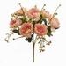 Wozhidaoke Fall Decor Artificial Flower 7 Heads Faux Silk Peony Flower Bouquet Plants Home Decoration Christmas Decorations Home Decor Fake Plants Pink 20*15*2 Pink