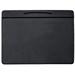 ZQRPCA Black Leatherette Conference Table Pad with Pen Well 17 by 14-Inch