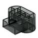 Desk organizer Mesh desktop office supplies Multi-purpose ball child pen holder stationery - black