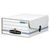 Fellowes Mfg. Co. Binder-Pak Storage File- 9-.13in.x11-.38in.x4-.75in.- White-Blue