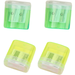 4 Pcs Small Pencil Sharpeners Manual for Kids Colored Hand Pencil Sharpener Classroom - style 1