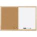 Bilot Cork & Dry Erase Combo Board 24 x 36 Dry Erase White Board/Cork Bulletin Board Combo Pine Wood Frame