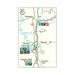 Home Comforts Rocky Springs Section Map - Natchez Trace National Scenic Trail - Vivid Imagery Laminated Poster Print - 20 Inch by 30 Inch Laminated Poster With Bright Colors