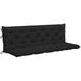 bench cushion swing replacement seat cushion water outdoor bench cushion seat pad for patio porch garden black fabric