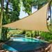 24 X 24 X 24 Sun Shade Sail Canopy Triangle Sand 185GSM Shade Sail UV Block For Patio Yard Back Yard Garden Lawn Outdoor Facility And Activities