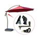 Patio Umbrella Accessories Replacement Parts Lightweight Replace Durable Deck Umbrella Accessories for Parasol Camping Deck Patio Picnic with Rocker Handle