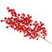 Fusipu Artificial Christmas Berries Festive Christmas Artificial Berries Branch Realistic Foam Berries for Holiday Decor Home Decoration Xmas Tree Vase