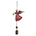 Fdelink Wind Chimes Metal Angel Wind Chime Hanging Decoration Ornament Bells Wing Angel Bell Decorative Hanging Bells Gifts for Home Garden Decor Crafts