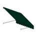 Awntech 4.38 ft. Santa Fe Twisted Rope Arm Window & Entry Awning Forest Green - 44 x 24 in.