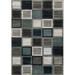 AS Quality Rugs Grey Black Medium Area Rugs for Bedroom Geometric Indoor/Outdoor Rugs Living Room Rugs Stain Resistant Pet Friendly Lightweight Waterproof & Easy to Clean (Multi Medium 5x8)