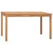 moobody Patio Dining Table 55.1 x31.5 x30.3 Solid Teak Wood