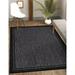 Indoor Outdoor Rug 8X10 Bordered Dark Grey Black Modern Area Rugs For Indoor And Outdoor Patios Kitchen And Hallway Mats Washable Porch Deck Outside Carpet (Bordered Black 8X10)