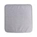 Riforla Square Strap Garden Chair Pads Seat Cushion for Outdoor Bistros Stool Patio Dining Room Linen Grey_Without straps