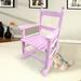 Children\\\ s rocking light pink chair- Indoor or Outdoor -Suitable for kids-Durable