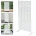 Miumaeov Metal Privacy Screen Outdoor Decorative Privacy Screen with Stand Freestanding Privacy Screen for Patio Garden Balcony Porch Featuring Precise Laser Cut (Type 3)